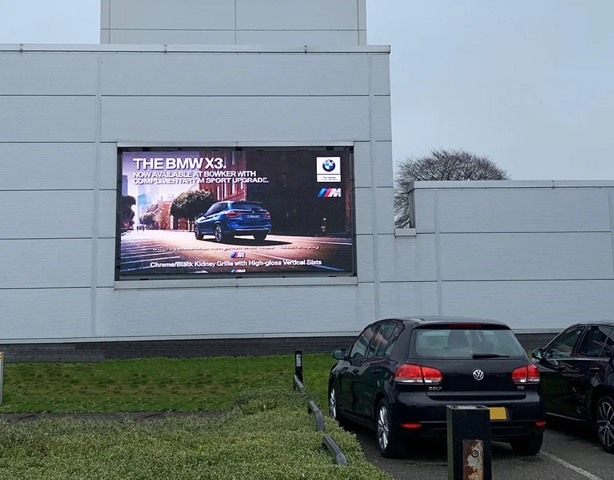 P3.91mm Outdoor Fixed Led Display 1000x1000mm Front Service Led Display