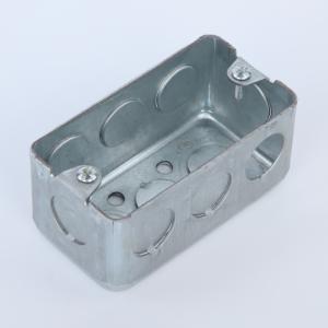 Buy cheap UL Listed Prefabrication Electrical Conduit Box Cover With 1/2 3/4 Knockouts product
