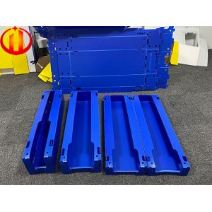 Flat Surface Plastic Corrugated Totes Waterproof Lightweight