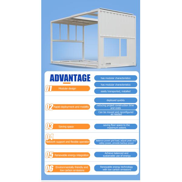 SCU 50KWh to 2MWh Industrial Commercial BESS Energy Storage System Container Solution