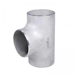 Buy cheap WZ 304 316 Stainless Steel Pipe Fittings Industrial Grade Welded Tee for 1/8-4 Pipes product
