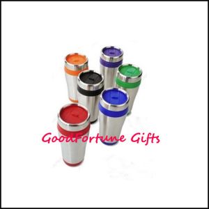 China promotional travel car Coloured Stainless Steel Mugs gift on sale