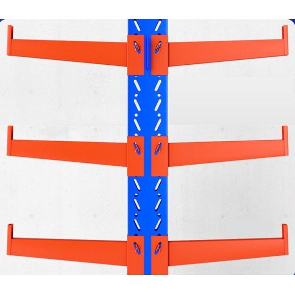 500-5000kg Industrial Cantilever Racking System Custom Arm Length Modular Design