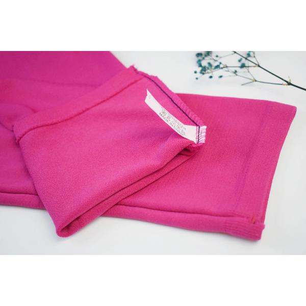 92% Polyester 8% Spandex Running Yoga Pants One Size Waist High Elasticity