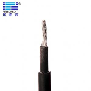 China Tinned Copper 6mm Solar Cable , H1Z2Z2-K 1.5kV Solar Dc Wire on sale