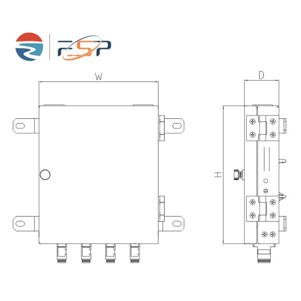 FTTH Termination Box Made of Aluminum for Fiber Optic Network Distribution