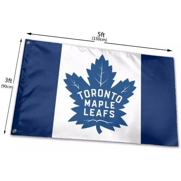 Hanging Custom Polyester Flag Toronto Maple Leafs Flag NHL Hot Teams Flag