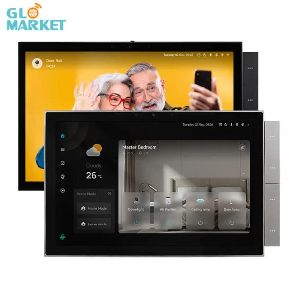 Quality USB FHD Smart Home Touchscreen Control Panel Built In Zigbee Ble Gateway for sale