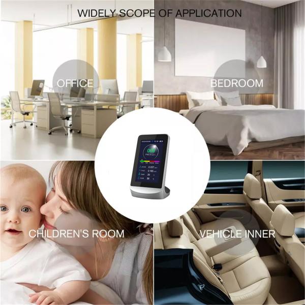 Tuya Wi-Fi Connect PM2.5 TVOC HCHO Monitor(DM72A wifi)
