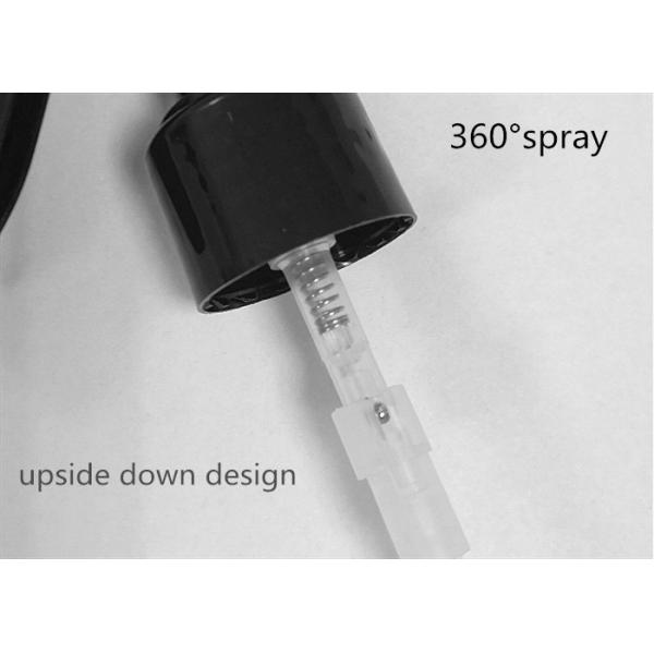 360° Upside Down Mini Trigger Sprayer Pure Black Color 24 / 410 Closure