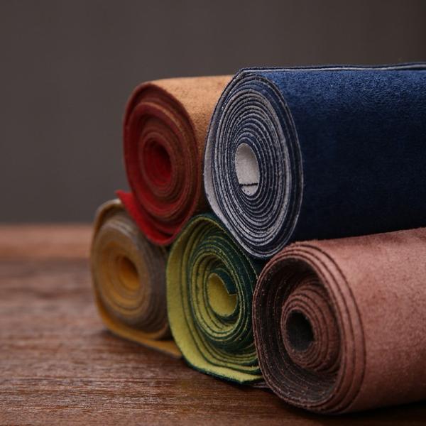 Sueded fabric Placemat/Customized Table Mats / Placemats for Tea table, Coffee table Two tone Fluorescent+Dark Green