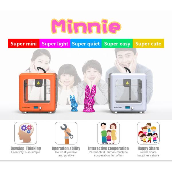 Easthreed Low Noise 3D Printer For Schools With Detachable Magnetic Platform