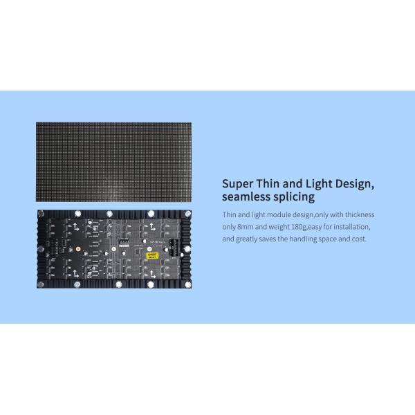 Flexible Programmable LED Display Module , Curved LED Screen Wall P2.5