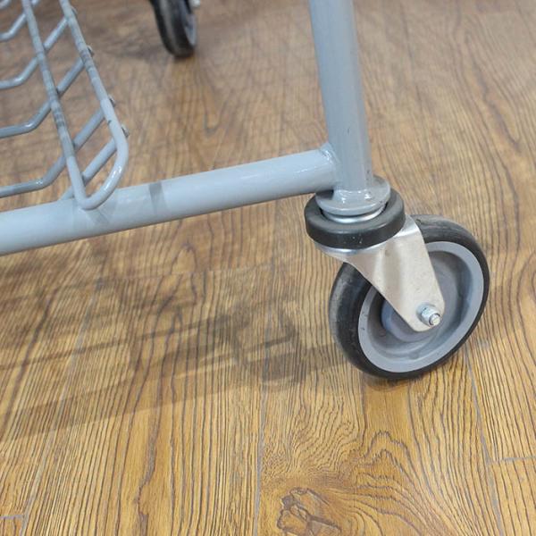 American Style Shopping Trolley 175L Customizable Large Supermarket Grocery Store Foldable Child Seat