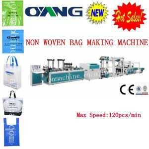Buy cheap ECO Recycled PP Non Woven Fabric Carrier / Shopping Bag Making Machine product
