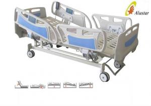 Buy cheap Five Function ABS Side Rail Electric ICU Bed With Central Control Brake Wheels (ALS-E507) product