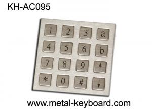 Buy cheap Rugged Stainless Steel Keyboard Panel mount Keypad with 16 Keys product