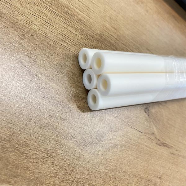High Purity White Alumina Tubes High Hardness Al2O3 Tubes with excellent wear resistance corrosion resistance