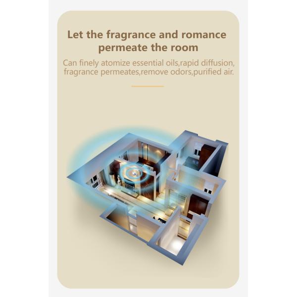 HOMEFISH Aroma Scent Essential Oil Diffusers Intelligent Fragrance Machine 40ml OEM ODM