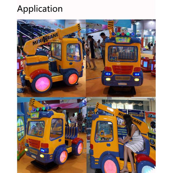 Dual Players Kiddie Ride Machines / Claw Crane Vending Machine