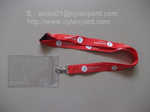 Polyester lanyard maker for plastic badge neck ribbons wholesale