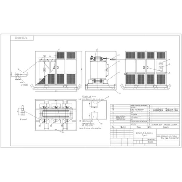 1000 KVA VPI dry type transformer 