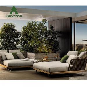 Buy cheap Woven Outdoor Tuft Rope Sofa Thick Cushion Villa Patio Backyard Garden Furniture product
