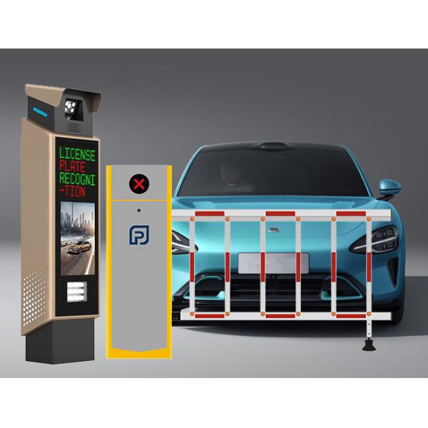 All In One LPR Camera System Parking Controller With 150W MAX LED Illumination