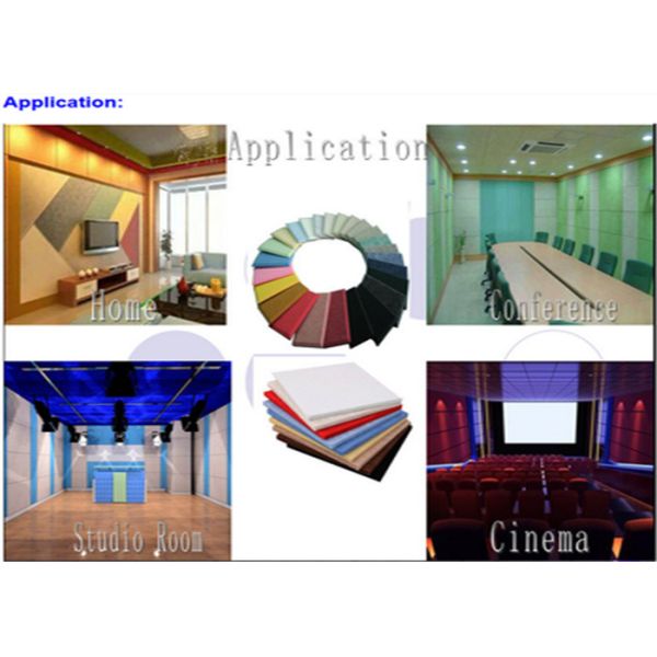 18mm DIY Creative Polyester Acoustic Panels Felt Eco Friendly