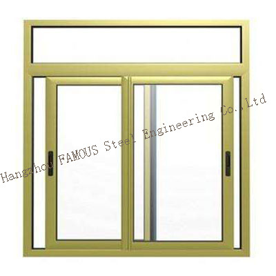 50 Series 6mm Thermally Broken Aluminum Windows , 8mm Heated Glass Windows