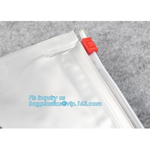 Stand up pouch with zipper and window for dog food packaging, chicken jerkey bag, 10kg Custom Printed slider Flat Bottom