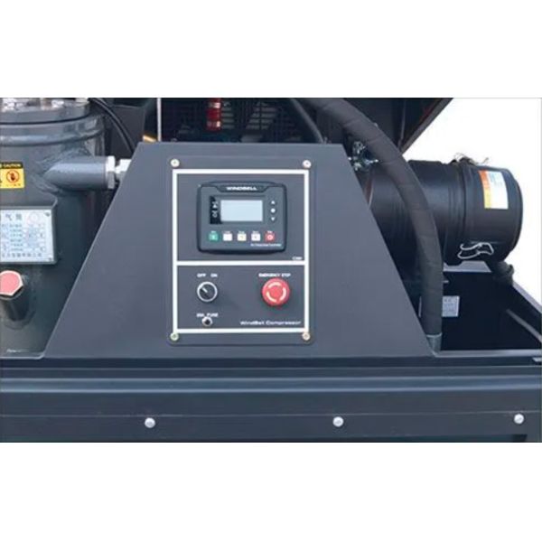23kw 85 - 125 Cfm Portable Diesel Air Compressor With Smart Controller
