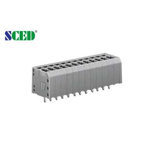 Buy cheap 16A Screwless Spring Terminal Block Electrical Pitch 3.81mm 300V product