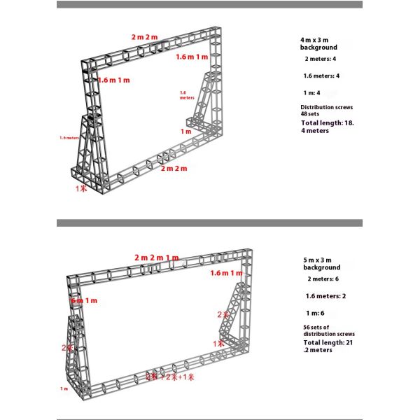 Sturdy Aluminium Stage Truss Welding Aluminum Box Truss For Advertising Display