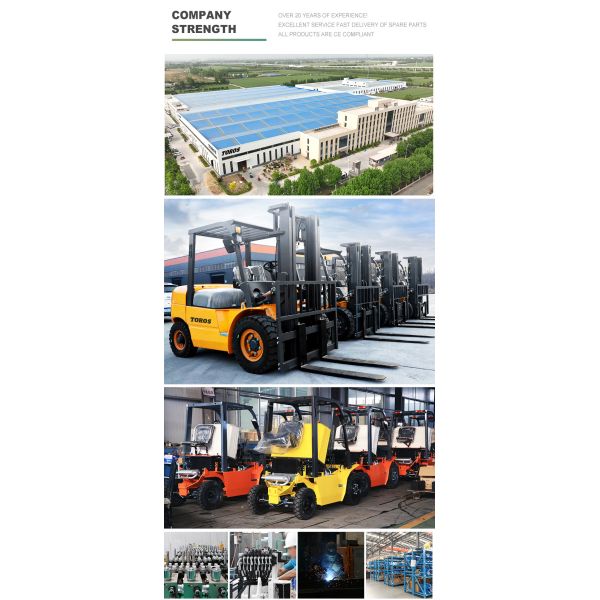 Safety 3500kg Diesel Operated Forklift With Movable Fork Simple Operation