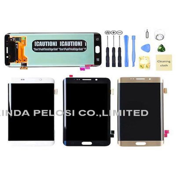 White Blue S6 LCD Screen Digitizer Assembly 2560 X 1440 Pixel Easy Operation