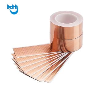 China Die Cut Self Adhesive Copper Foil Tape With Conductive Adhesive 5~150mm on sale