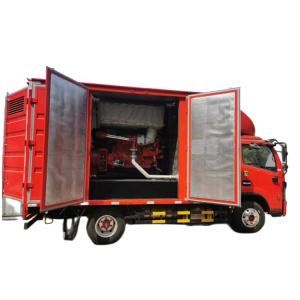 Buy cheap CAMC 1500@50Hz PG+ Generator Set Red Color Original Quality Truck Mounted Road Transport product