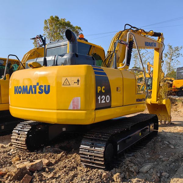 PC120-8 12T Used Komatsu Excavators Construction Heavy Machinery Digger