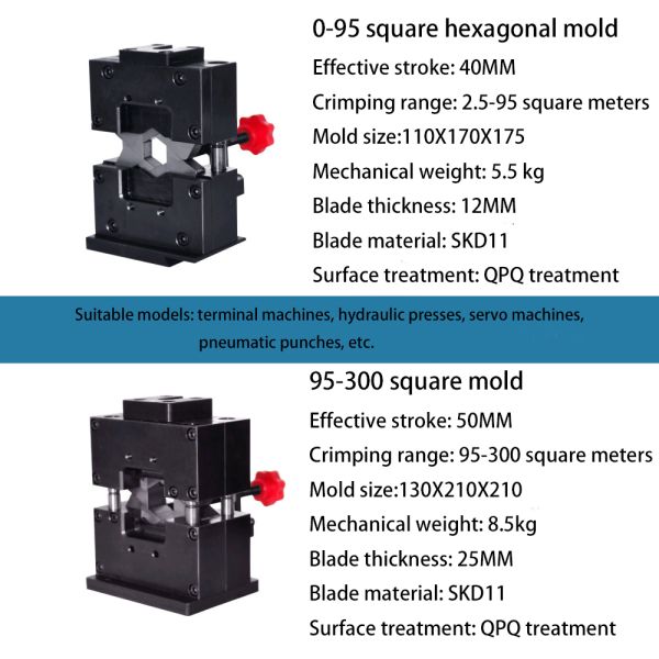 Otp Mold Hexagon Crimping Mould for Combine Wires Terminal Crimping Machine