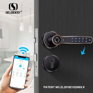 Buy cheap APP WIFI Fingerprint Apartment Electric Bluetooth Gate Locks product