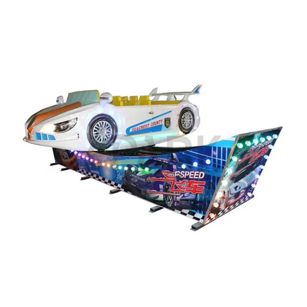 Commercial Kiddy Ride Machine , 360 Degree Cool Seacrest County Racing Car Simulator