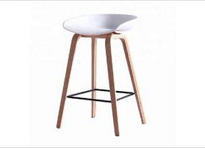 China Wooden Leg Dining White 0.4cbm Modern Plastic Chairs 83cm Height on sale