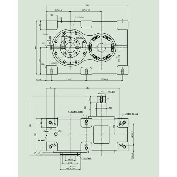 Dividing Head P280 Cam Indexer for Egg Tray Machine Efficiency and Accuracy