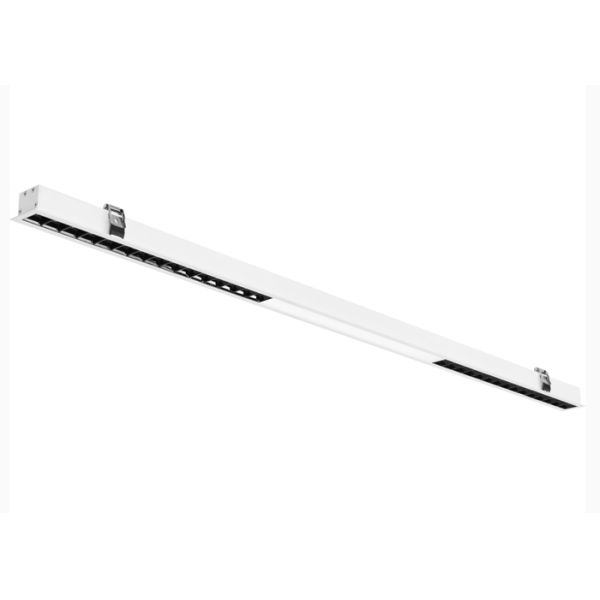 High Lumen IP20 Indoor Linear Ceiling Light Fixtures Pure White 3030 SMD
