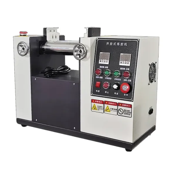 Factory Two-Roll Design Open Rubber Mixing Machine Testing Equipment for Plastic Processing