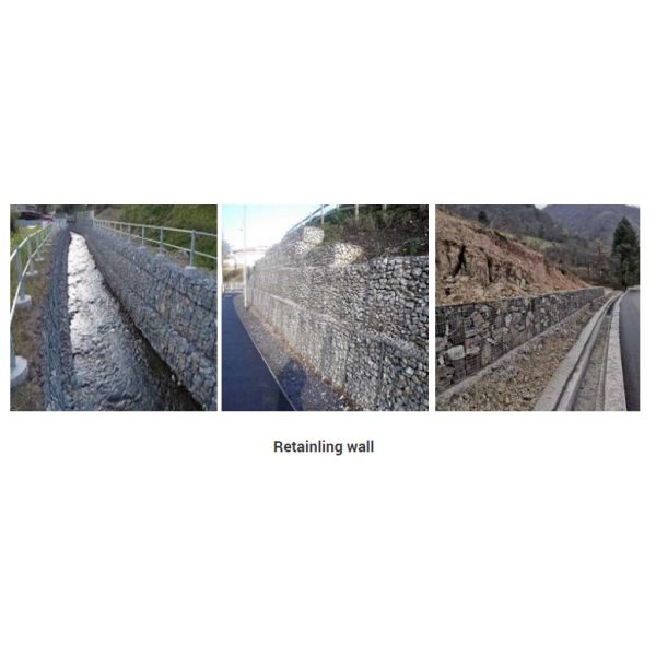 4mm Galvanized Garden Gabion Wall Retaining Wall Cage