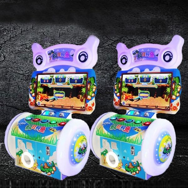 Video Arcade Ticket Redemption Machine Crazy Crocodile Kids Gun Shooting Game