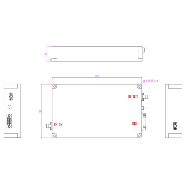 High-Performance Device L Band 1500-1900MHz 2W RF Power Amplifier for Wireless Communication Base Stations