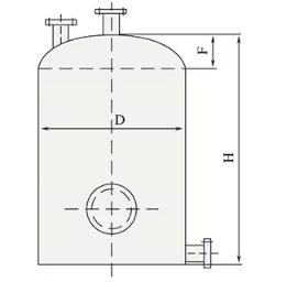 Industrial Chemical FRP GRP Glass Vertical Storage Tank Professional Liquid Tank
